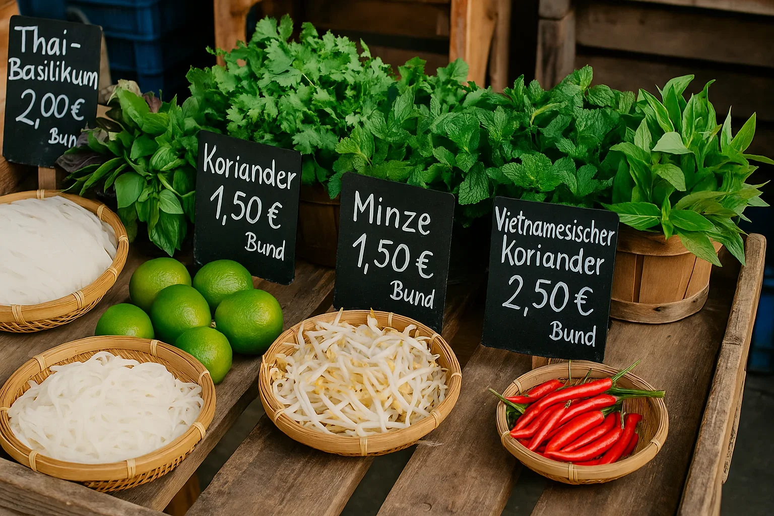 Authentische Vietnamesische Zutaten Hamburg Restaurant